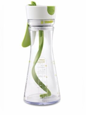 Green Spiral Dressing Mixer Bottle